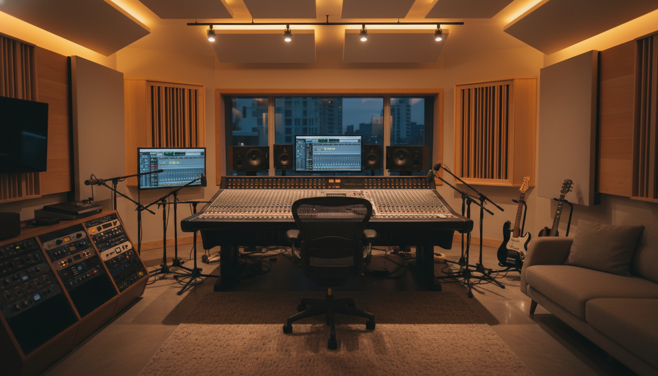 Wan 2.5 AI video generator native audio generation feature showing waveforms, sound effects integration, and multimodal video creation capabilities