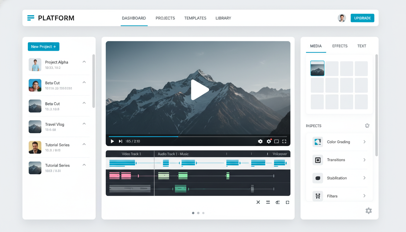 Wan 2.5 platform interface tutorial showing how to access AI video generation features, enable audio effects, and navigate the dashboard